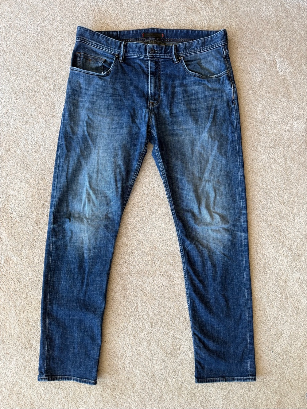 Robert Graham Faded Straight-Leg Jeans